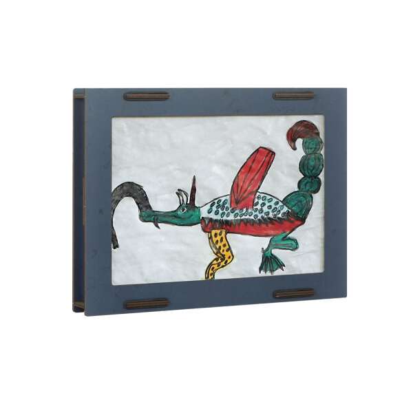 Picture-collection Box Frame - dark blue