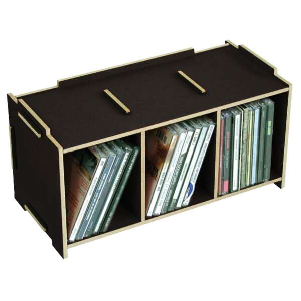 Media Box for Stackable CD Shelves