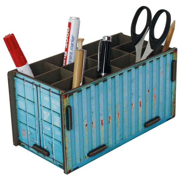 Container Stiftebox- türkis