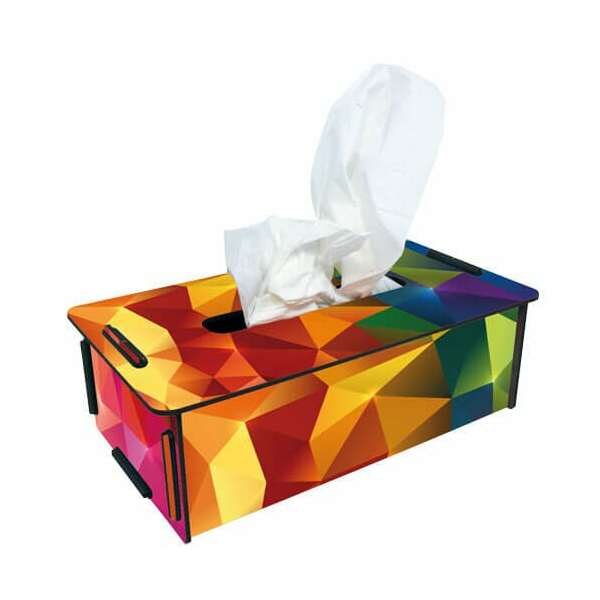 TISSUE-BOX - colourful prism