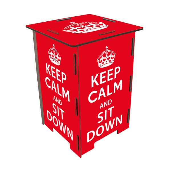 PHOTO STOOL - Keep Calm