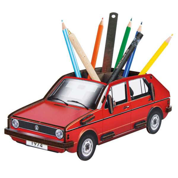 Pen Box - VW Golf 1 red