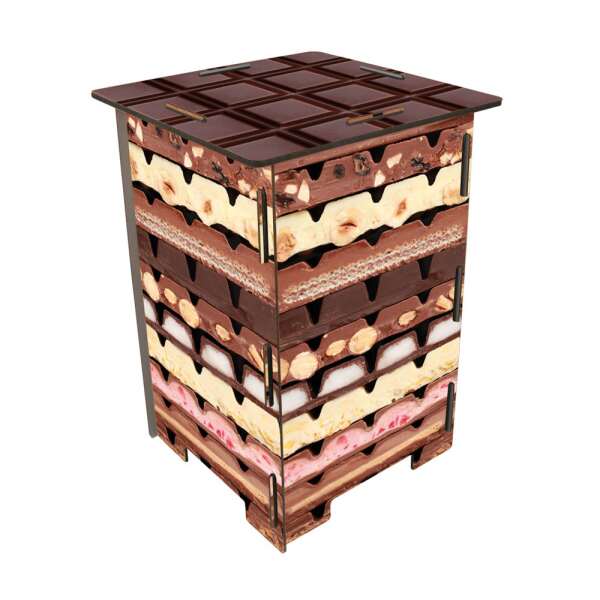 PHOTO STOOL - Chocolate