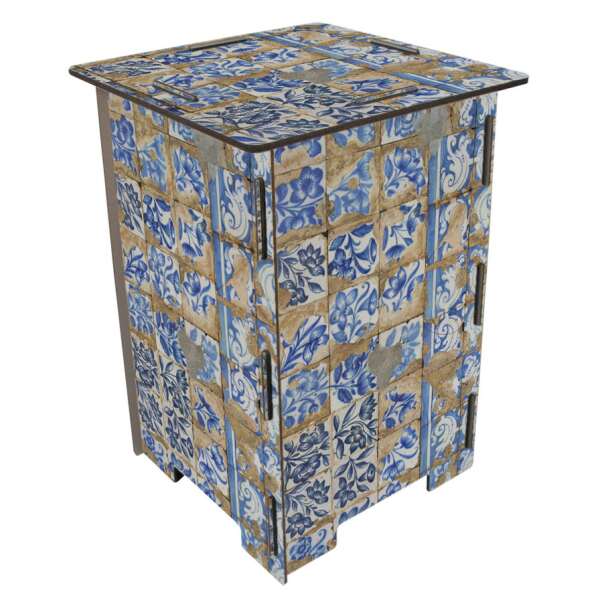 PHOTO STOOL - old tiles Azuleijos