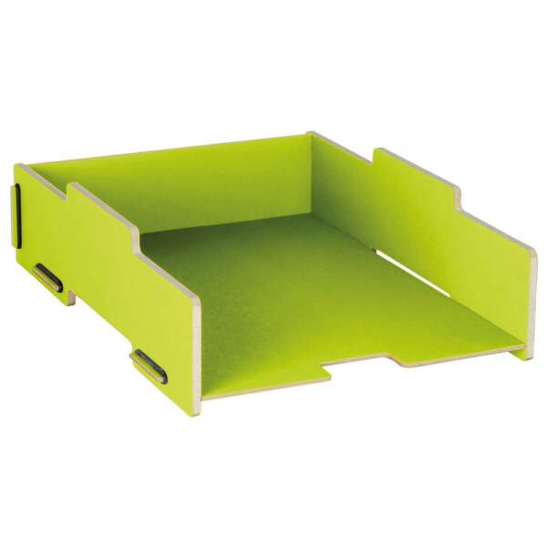 Letter Tray stackable - grass green